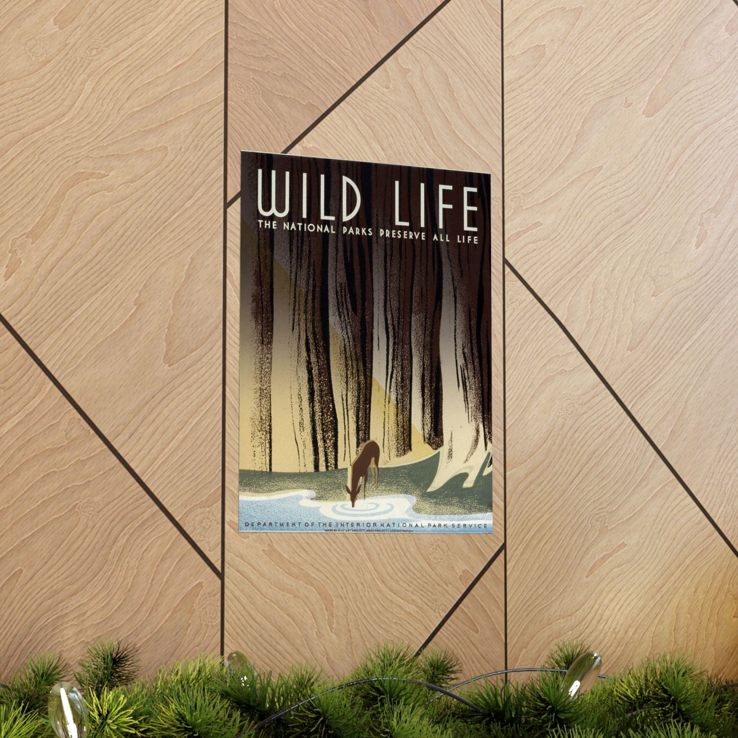 Wild Life - The National Parks Preserve All Life - National Park Service - Wall Poster Print