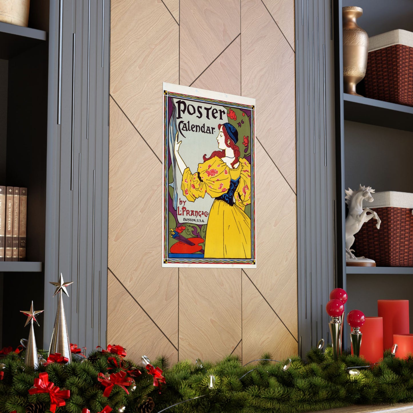 Poster Calendar - L. Prang & Co by Louis Rhead (1897) - Wall Poster Print