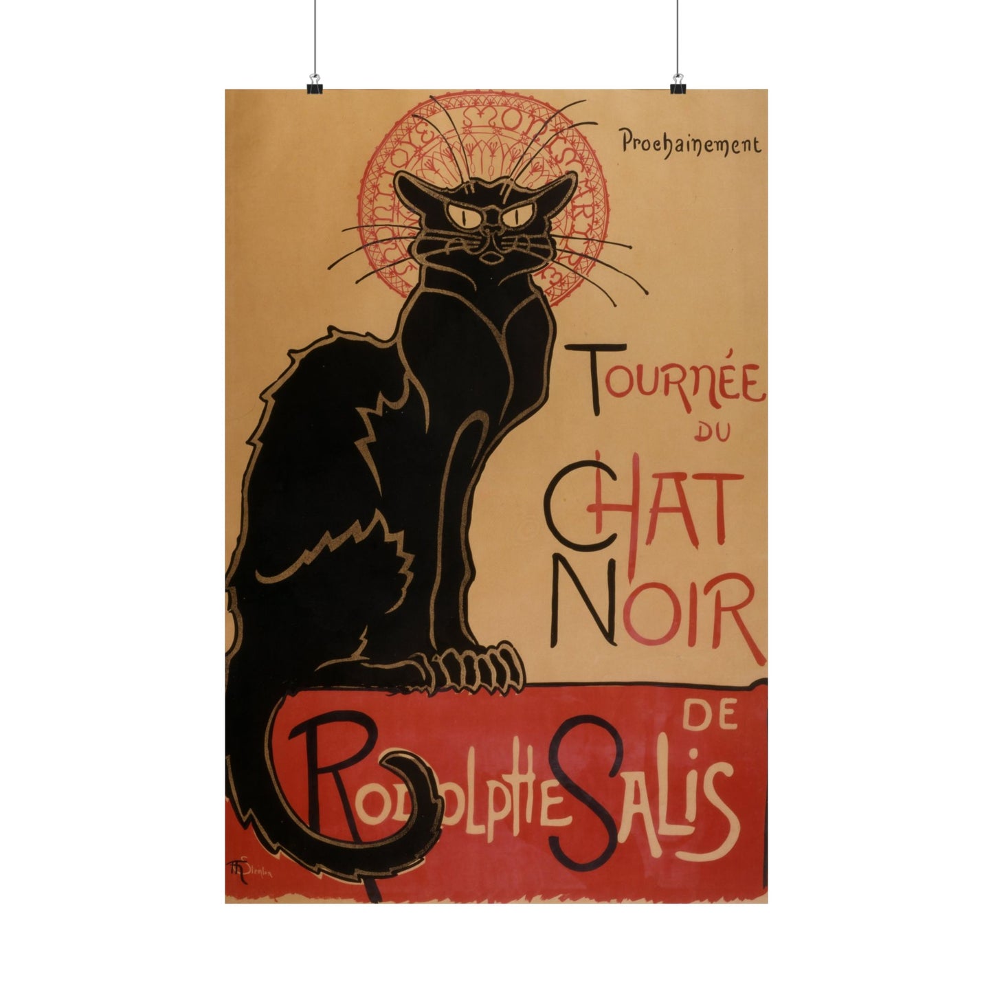Le Chat Noir - Théophile Steinlen (1896) - Wall Poster Print