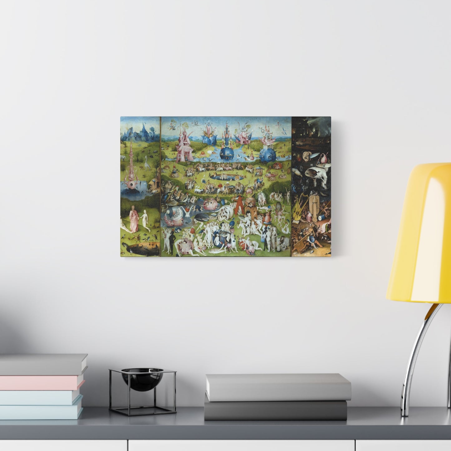 The Garden of Earthly Delights - Hieronymus Bosch (c. 1490-1510) - Stretched Canvas Print