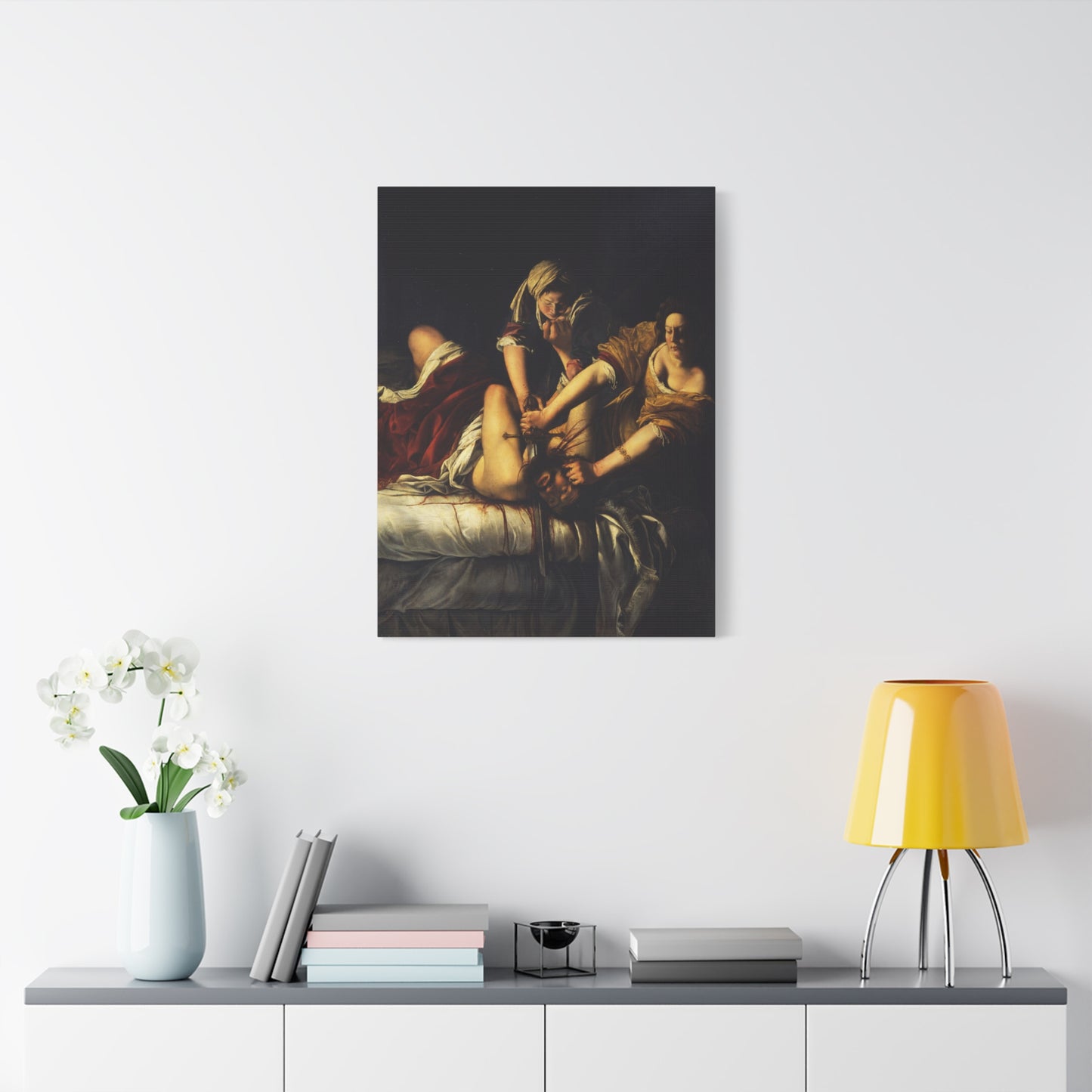 Judith Slaying Holofernes - Artemisia Gentileschi (c. 1614-1620) - Stretched Canvas Print