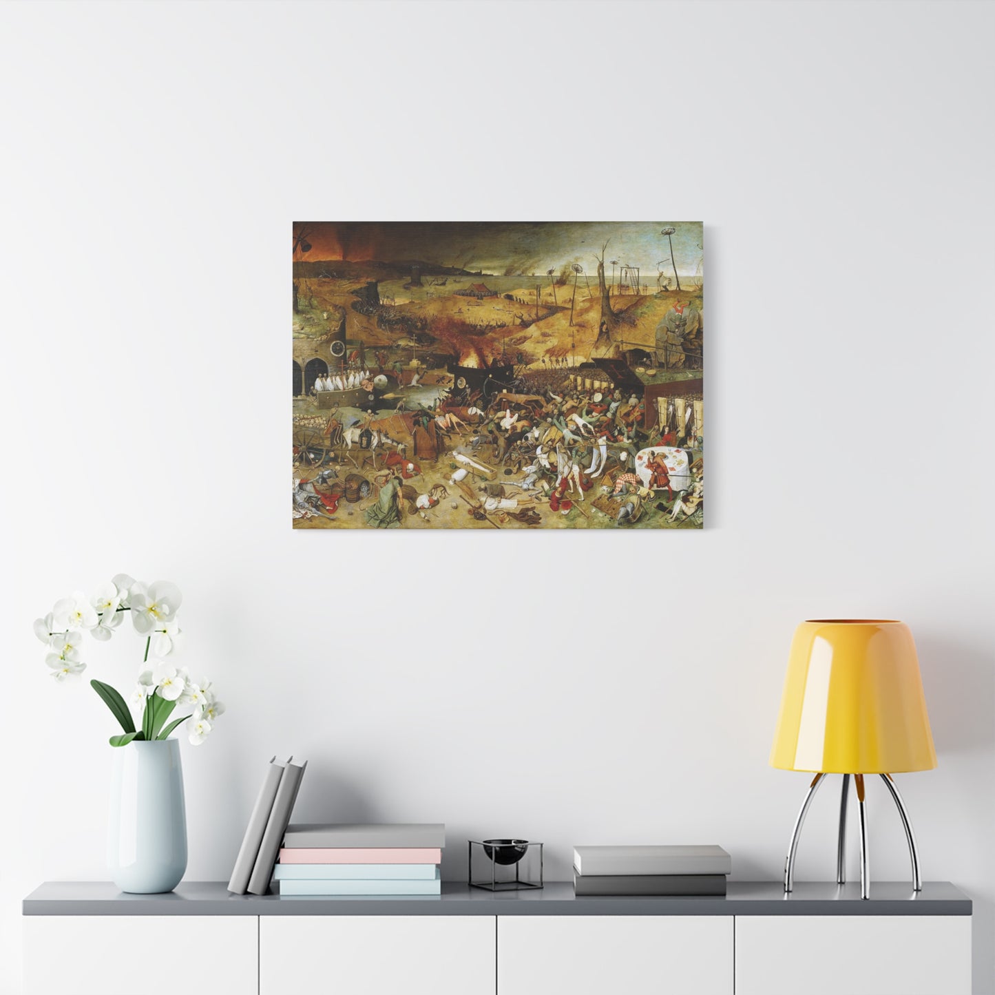 The Triumph of Death - Pieter Bruegel the Elder (c. 1562) - Stretched Canvas Print