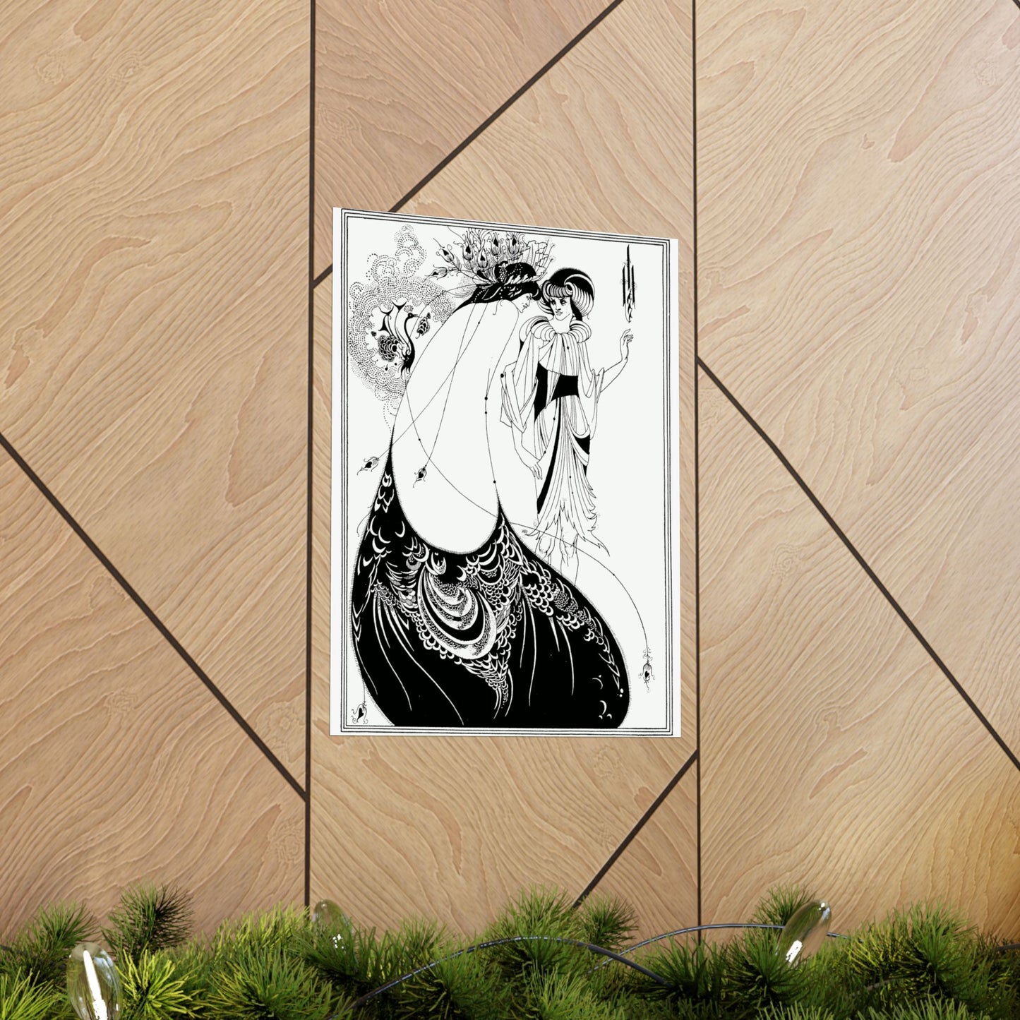 The Peacock Skirt - Aubrey Beardsley (1893) - Wall Poster Print